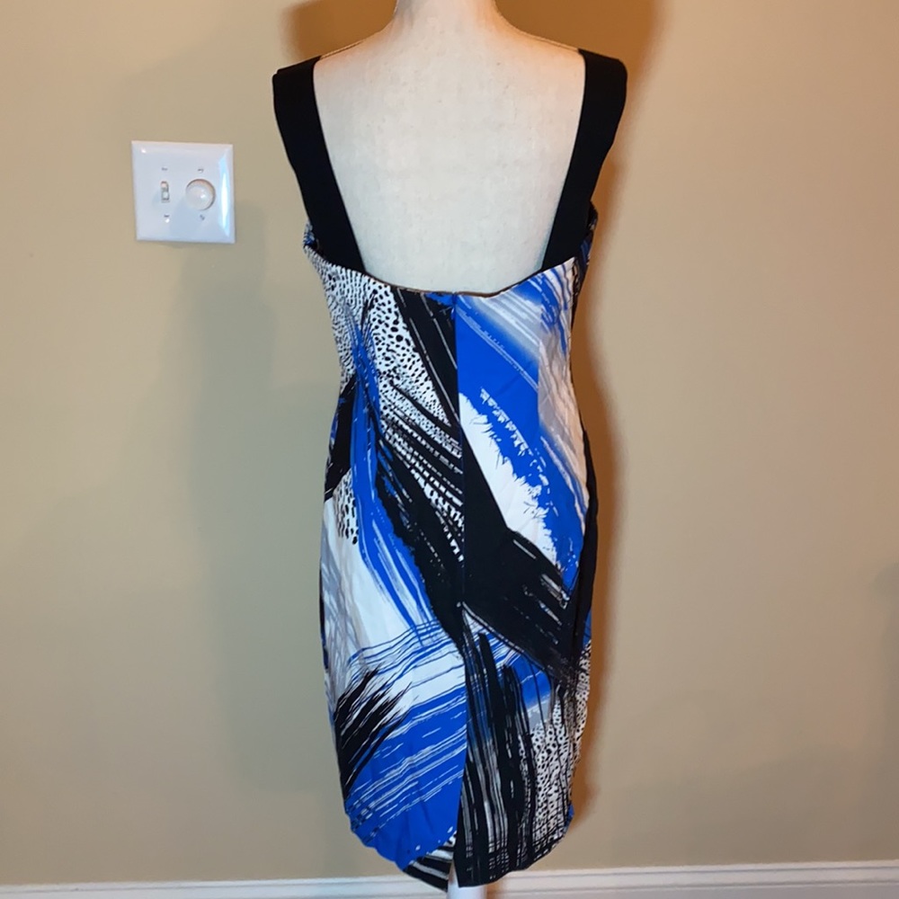 Milly Abstract Print Wide Strap Dress - Picture 3 of 11